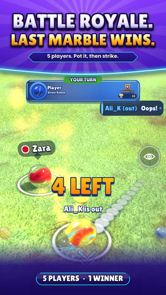 Battle Royale: last marble wins